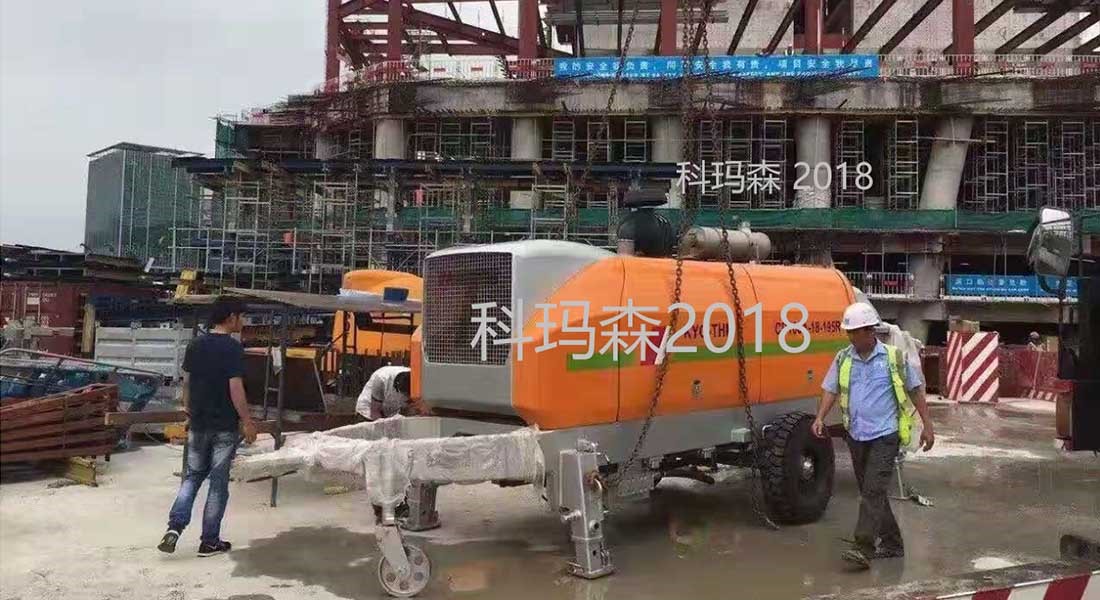 2018年香港用戶采購超高壓泵車